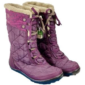 Columbia woman winter boots waterproof, warm and lightweight Omni-Heat, Size 7